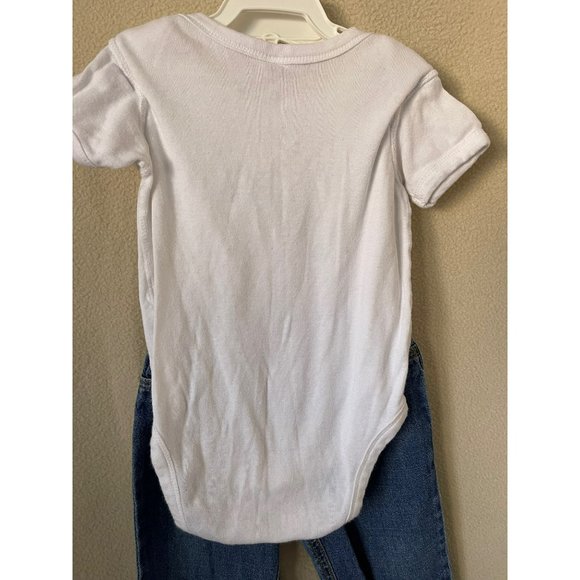 Cat & Jack Striped Single, Lil' Sneaker Single & Cat & Jack Jean Pants 3-Pc Set - Picture 8 of 11